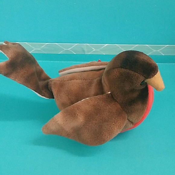 😻🛍TY Beanie Babies brown Robin-Early 3/20/1997 - Picture 6 of 7
